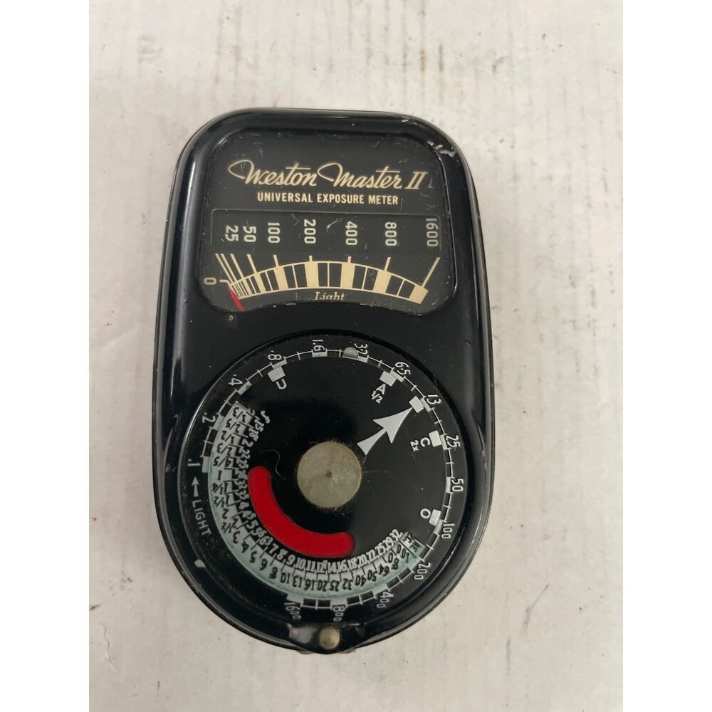 Weston Master II Universal Exposure Meter Model 735 Vintage Photography Tool